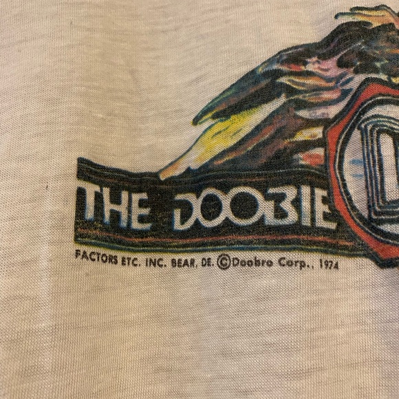 RARE Vintage 70’s Doobie Brothers 3/4 baseball tee - Picture 5 of 7